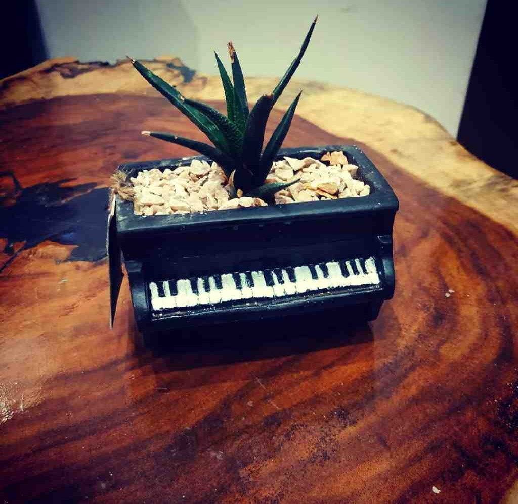 Piano Shaped Planter