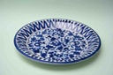 Blue Pottery Dinner Plate