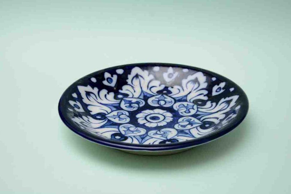 Blue Pottery Quarter Plate
