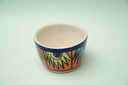Blue Pottery Butter Cup