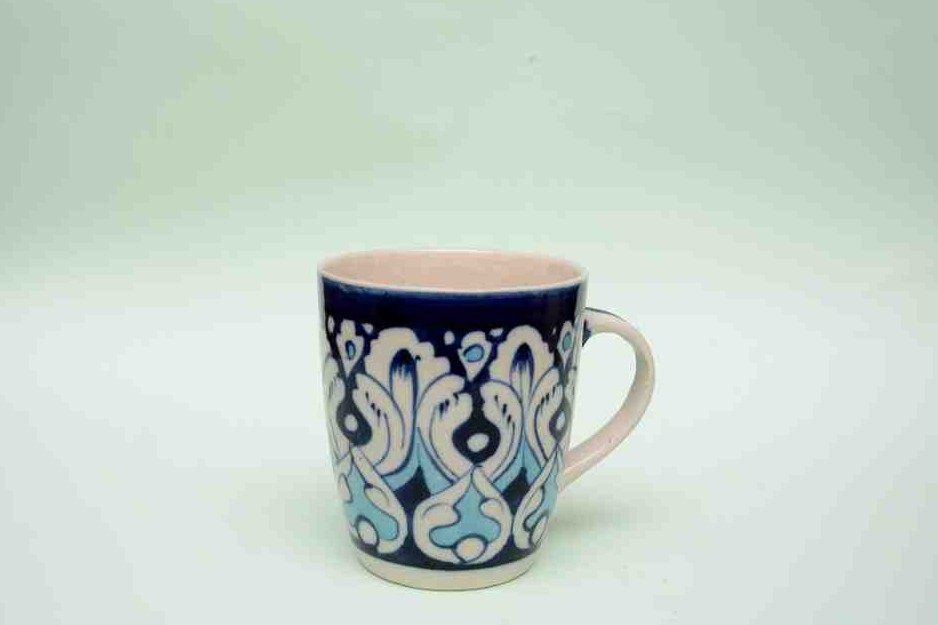 Blue Pottery Mug