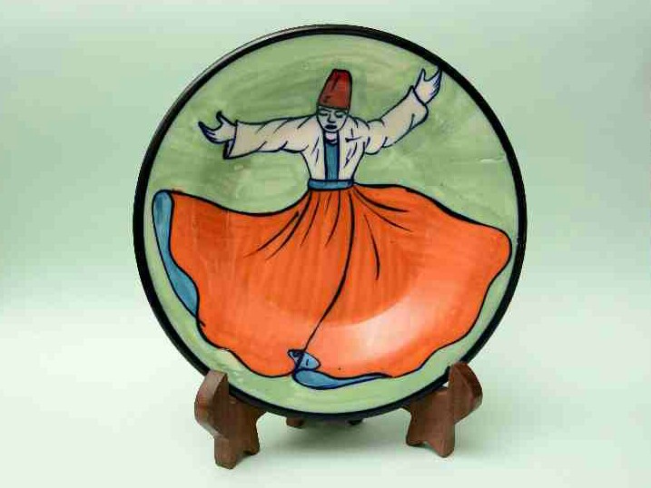 Blue Pottery Decorative Art Plate