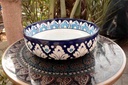 Blue Pottery Large Bowl