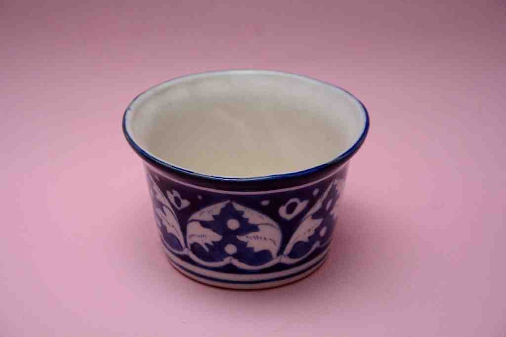 Blue Pottery Small Planter