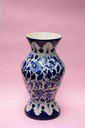 Blue Pottery Flower Vase