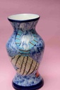 Blue Pottery Flower Vase
