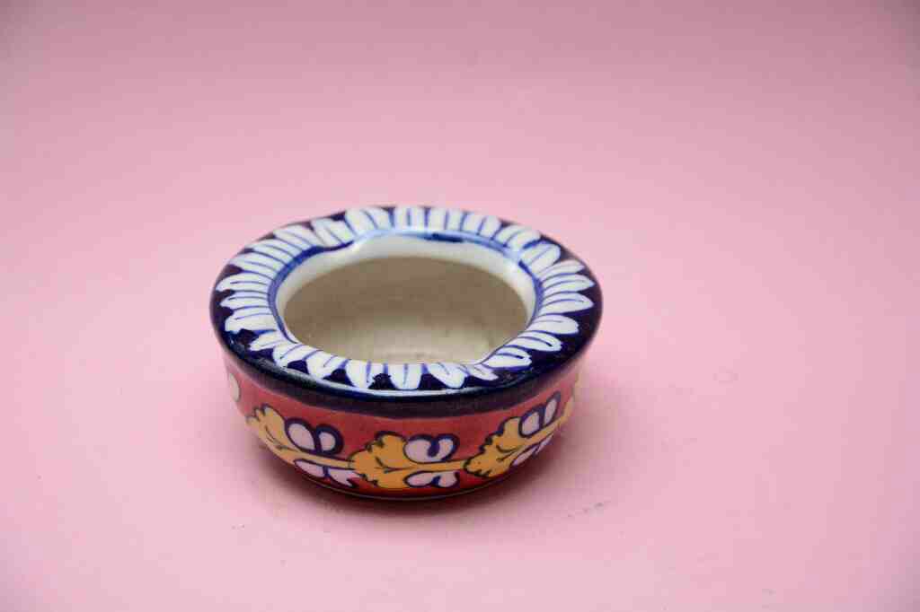 Blue Pottery Ash Tray