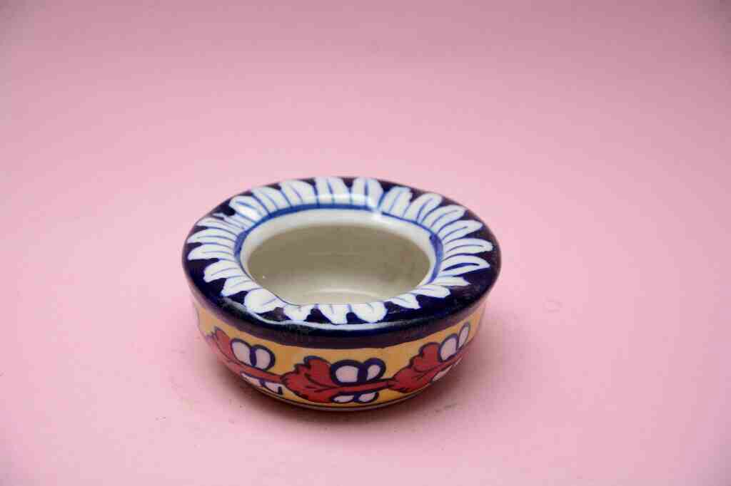 Blue Pottery Ash Tray