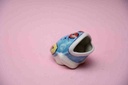 Blue Pottery Miniature Frog