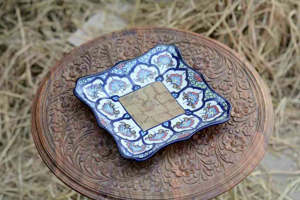 Blue Pottery Small Dish