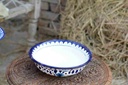 Blue Pottery Deep Soup Bowl