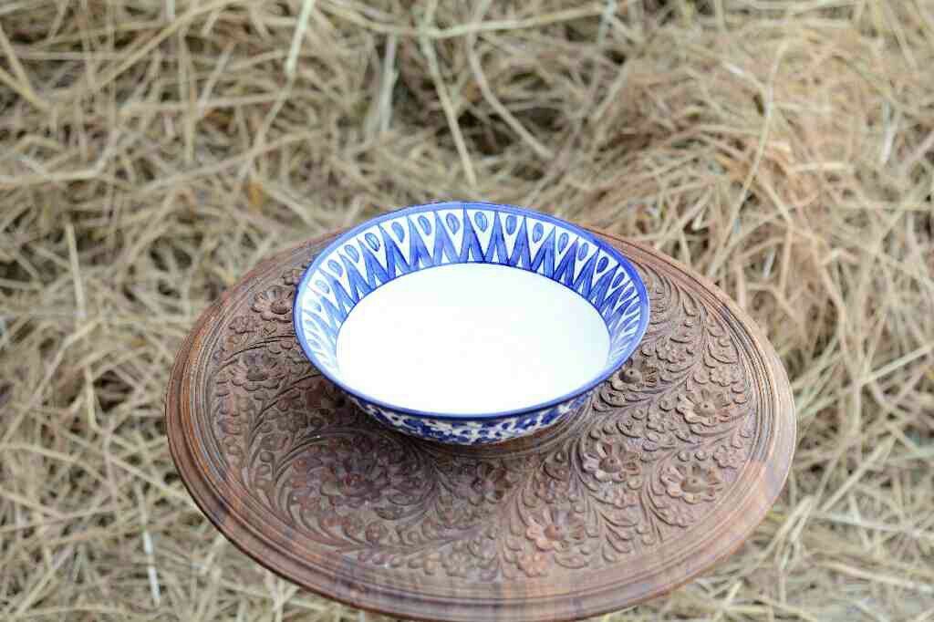 Blue Pottery Deep Soup Bowl