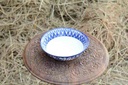 Blue Pottery Deep Soup Bowl