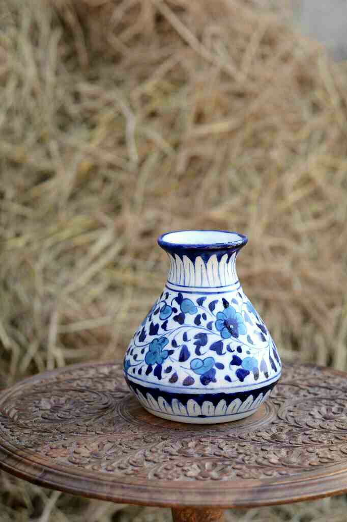 Blue Pottery Vase