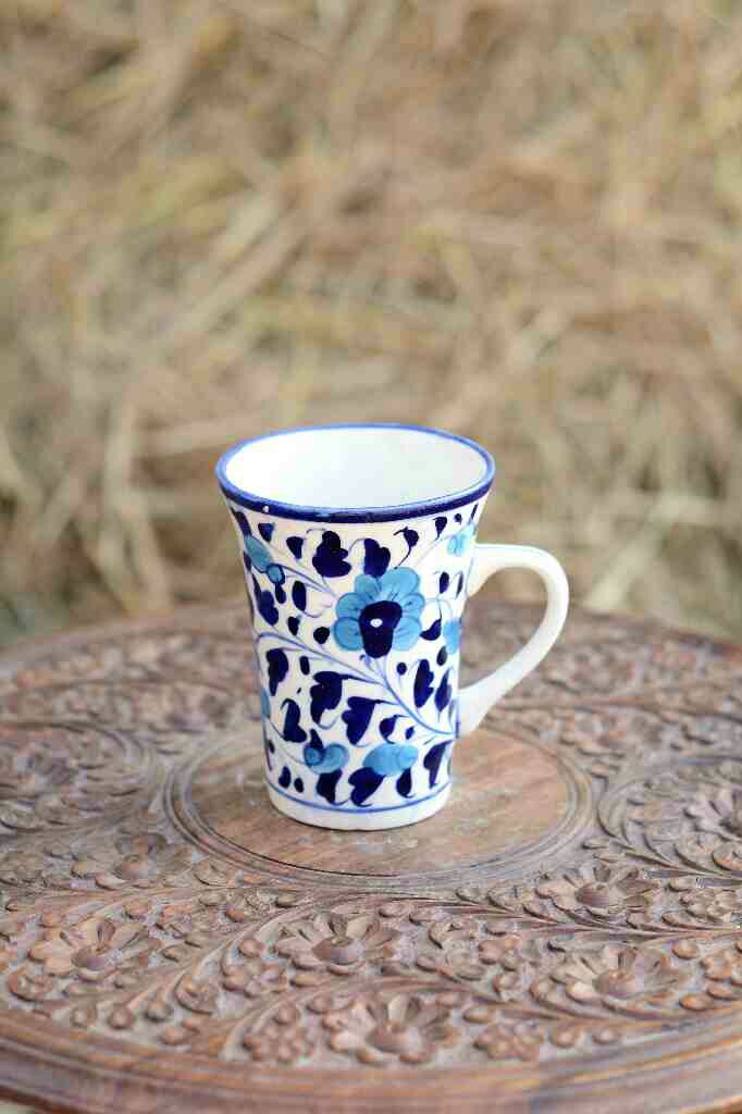 Blue Pottery Mug