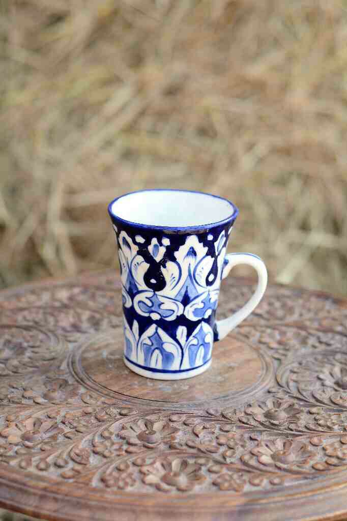 Blue Pottery Mug