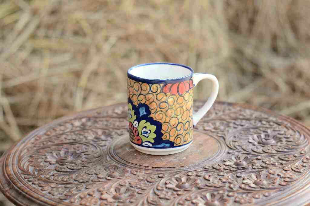 Blu Pottery Mug