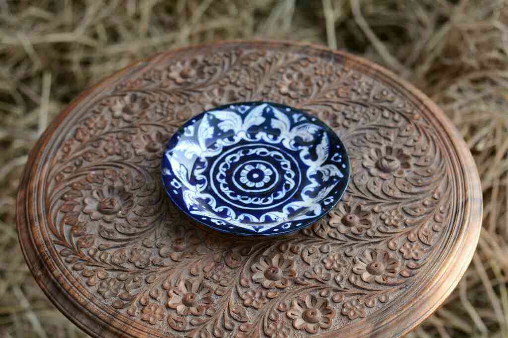 Blue Pottery Quarter Plate