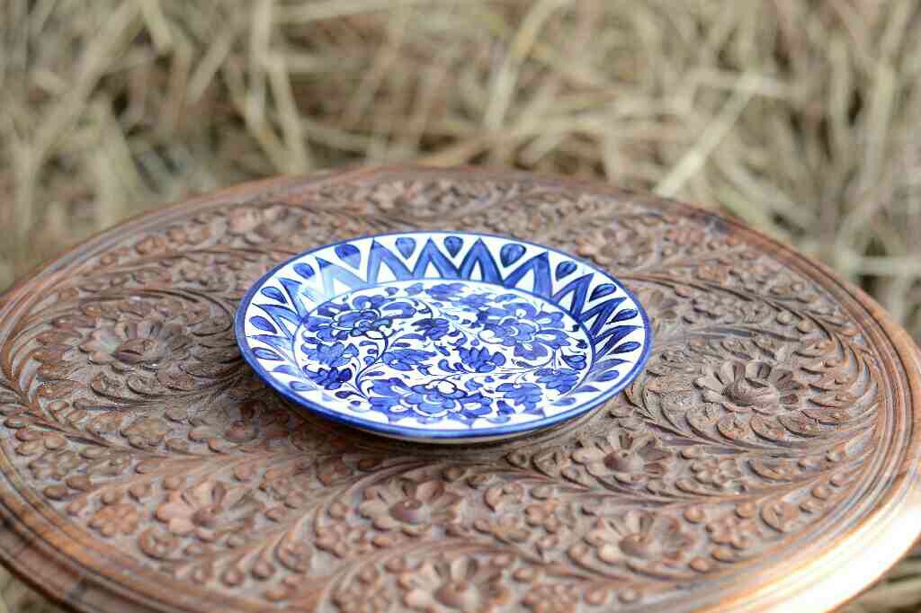Blue Pottery Quarter Plate