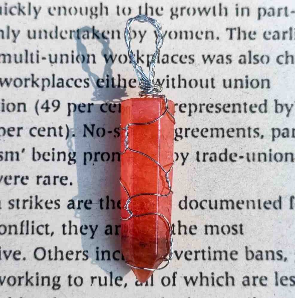 Carnelian Stone Pendant