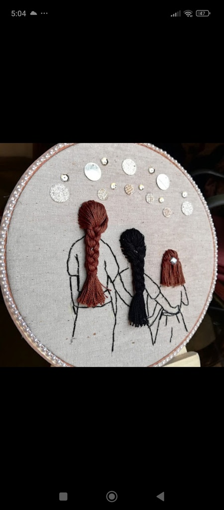 3 Generations Embraided Hoop