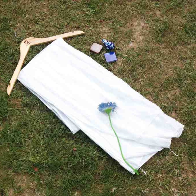 Crinkle crepe Fabric Embroided Dupatta