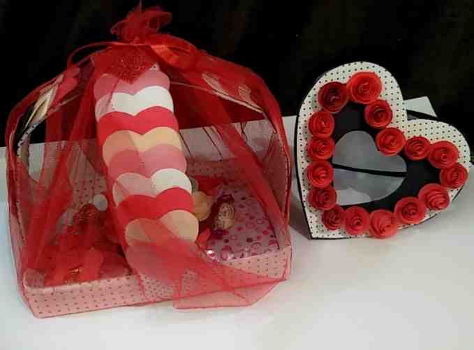 Love Basket With Red Card 