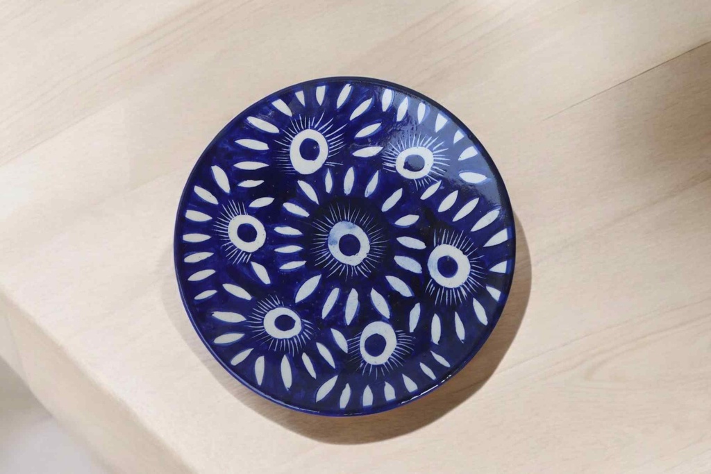 Blue Pottery Medium Plate