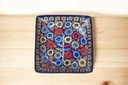 Blue Pottery Square Dish