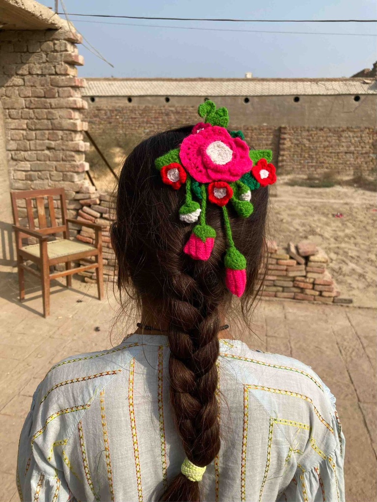 Crochet Hair Clip