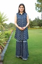 Blue Ajrakh - LAWN Suit