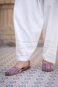 Tarkashi White Shalwar