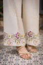 Off-White Embroidered Pants