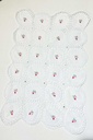SOFT PINK EMBROIDERED TABLE MAT