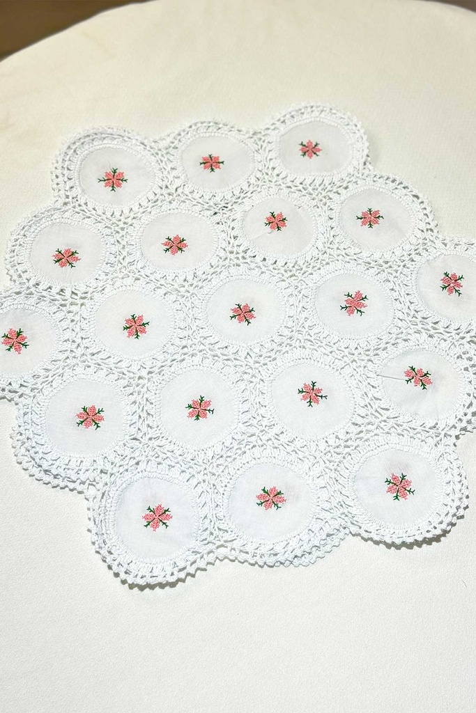 Cutwork Embroidered Table Mat