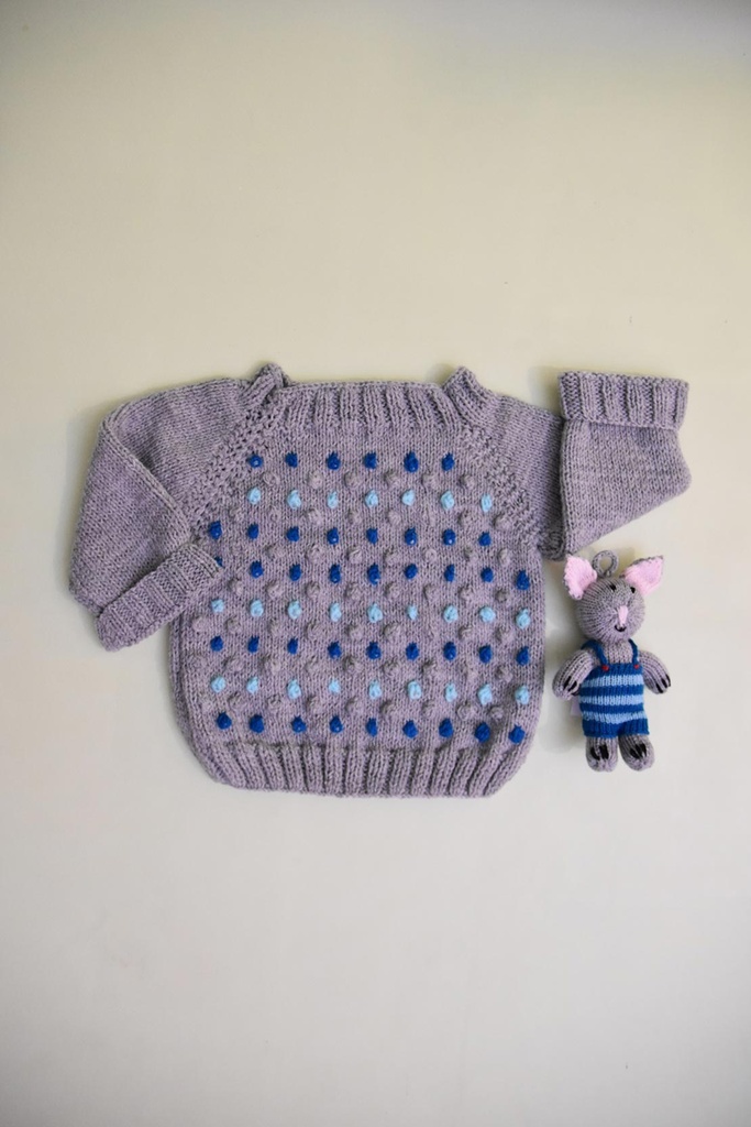 Knitting Raglan - Dark Grey