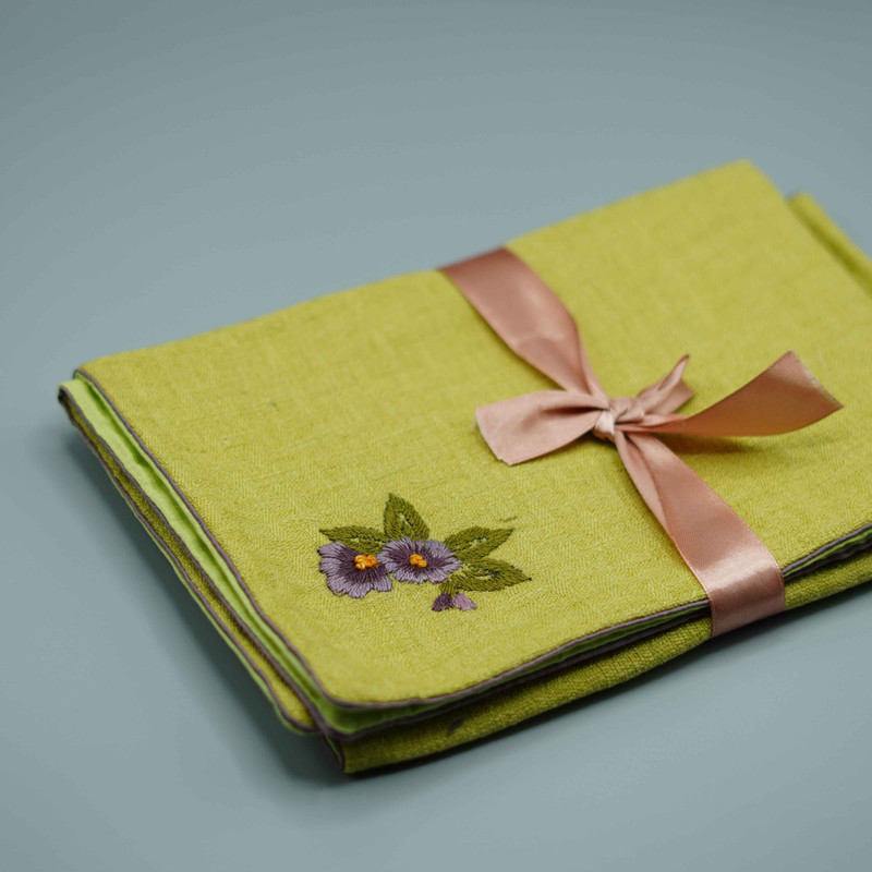 TM-2 Mint Green Jute Tray Mats