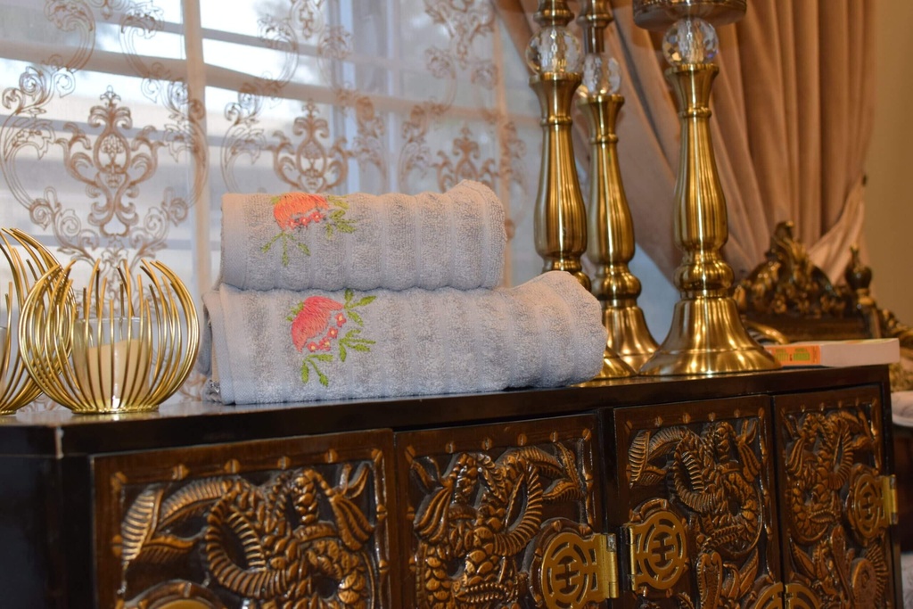 TW-30 Light Grey Towels V (Set of 2)