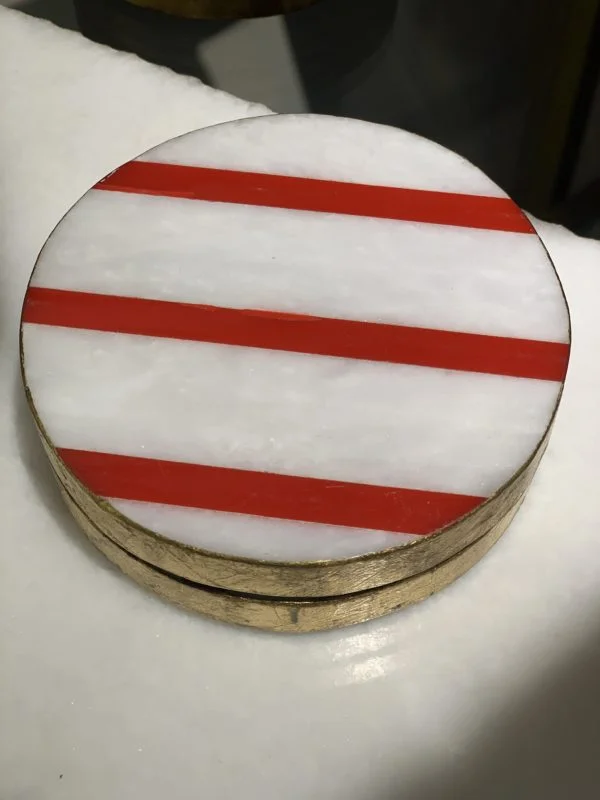 Marble Coasters – Striped