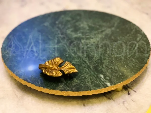 Leaf Platter – Emerald Green