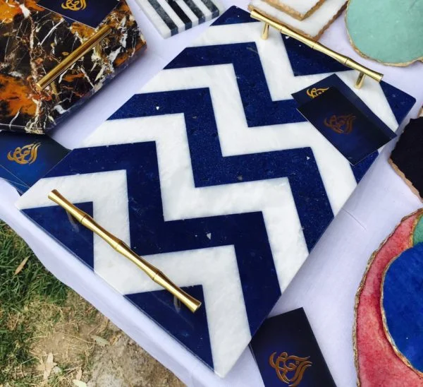 Marble Tray – Chevron