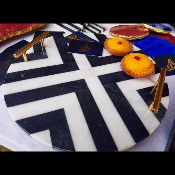 Marble Platter – Monochrome