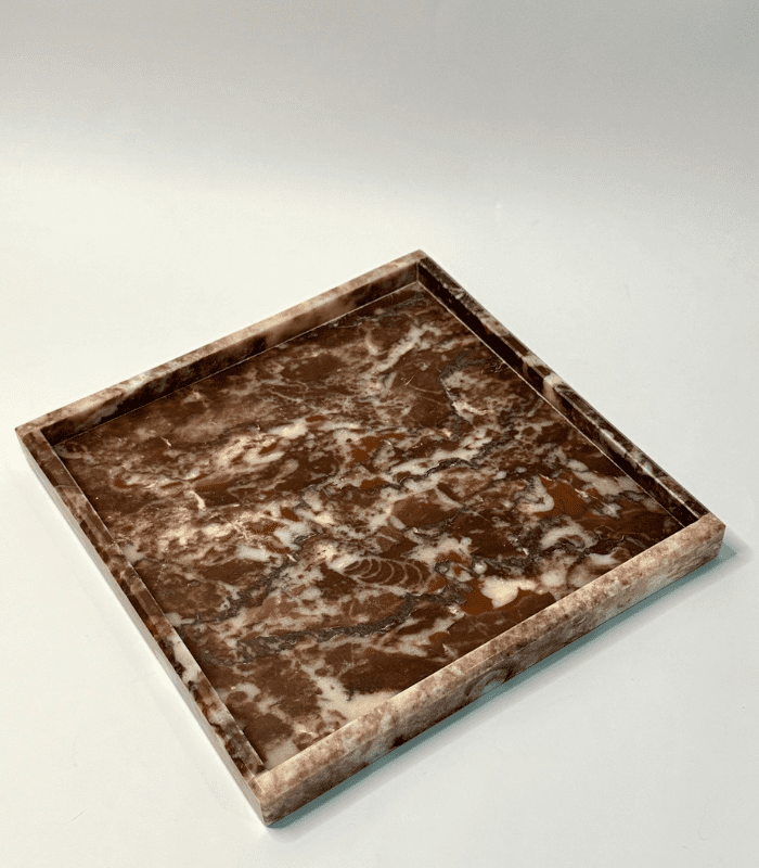 Multipurpose Square Tray In Pink