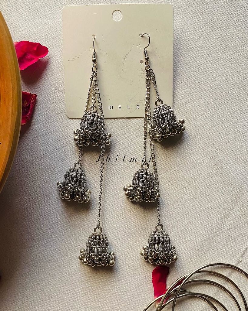 Three Layered Jhumki