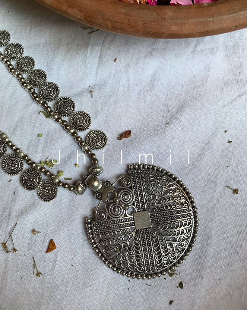 Round Coin mala