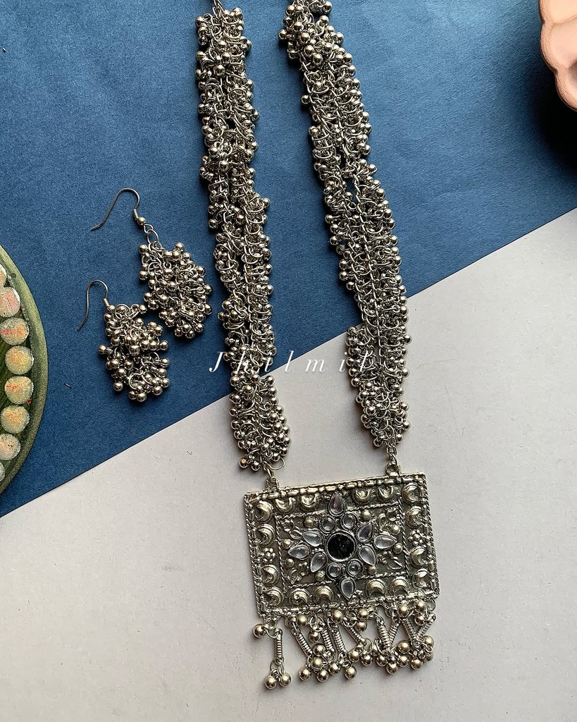 Sheesha sqaure Mala Set