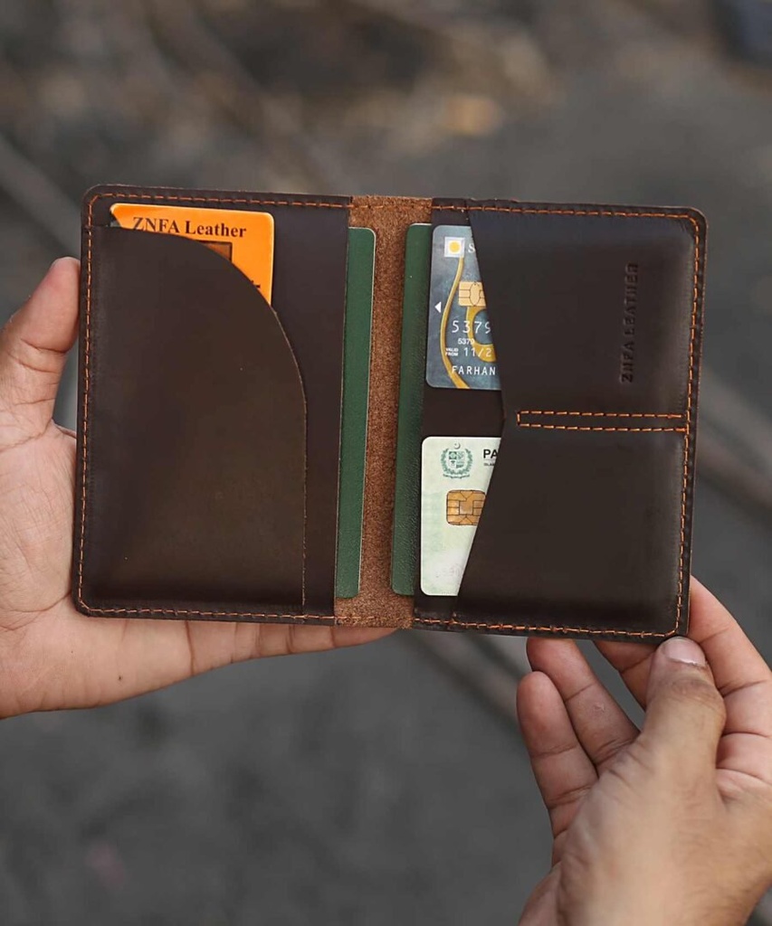 Travel Mate Passport Cover- Dark Coffee