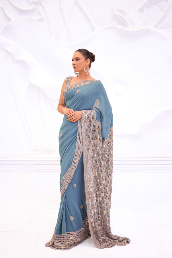 Azure Royale Saree