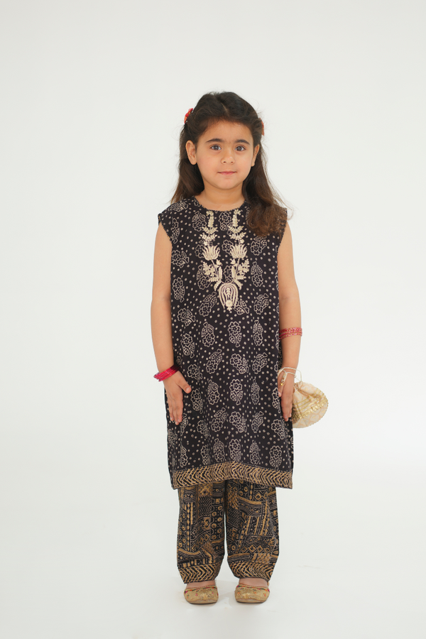Ajrak Dress