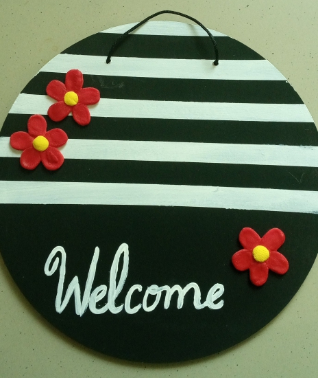 Welcome wall hanging